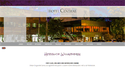 Desktop Screenshot of hotel-central-hof.de